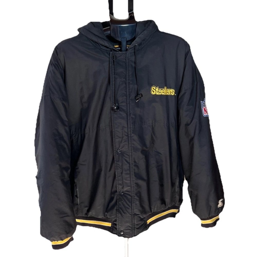 Vintage Starter Pro Line Pittsburgh Steelers Men’s Hooded Jacket